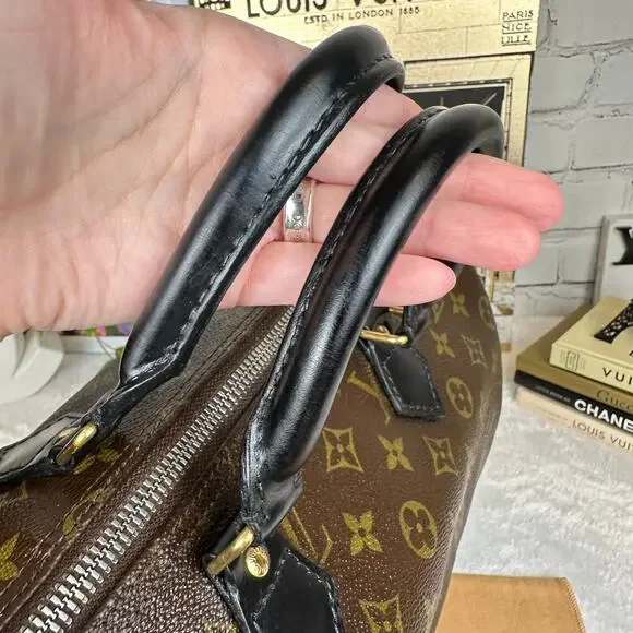 Louis Vuitton Speedy 35 Vintage Custom dyed leather CUTE - Picture 9 of 16